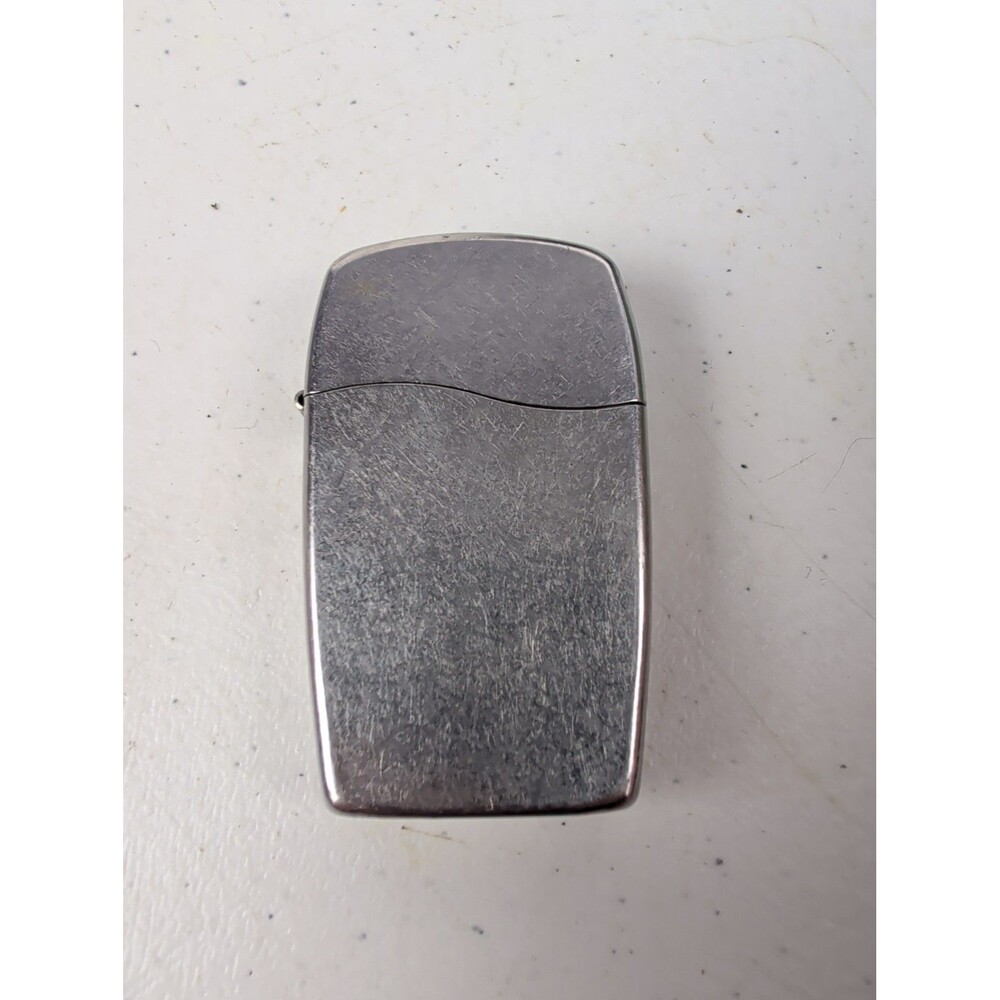 2005 Silver Tone Zippo Blu Butane Lighter